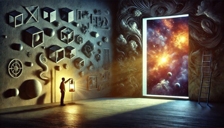 Het leven is een abstractie die pragmatische wordt geleefd.