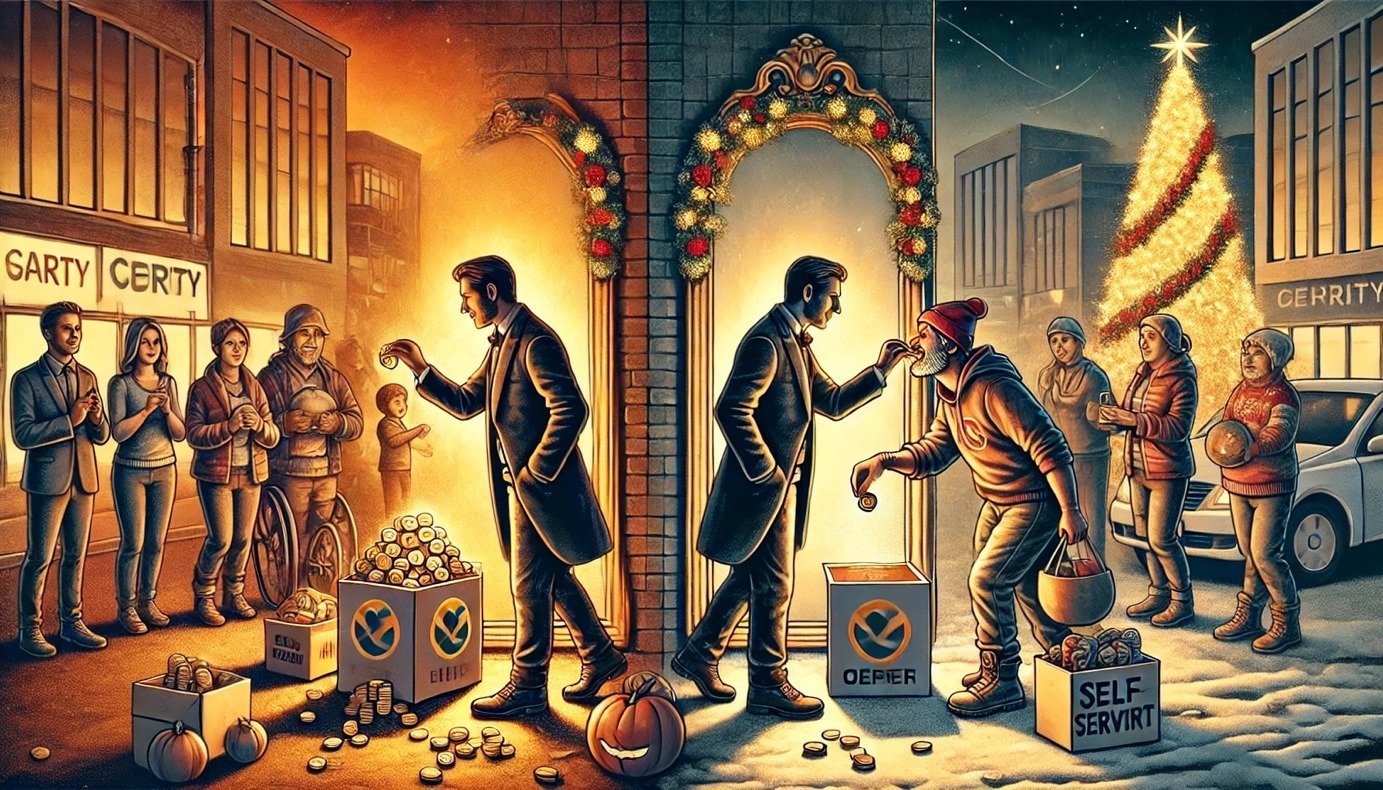 Hypocrisie van Altruïsme: Een Geschenk van Zelfbedrog met de Feestdagen