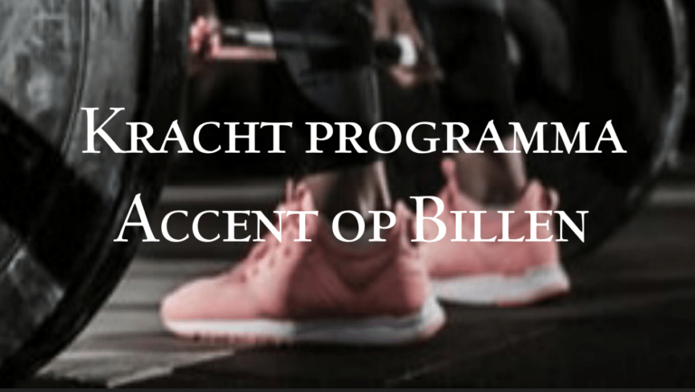Krachtprogramma accent op billen