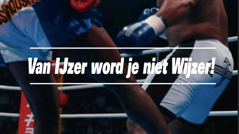 van ijzer word je niet wijzer