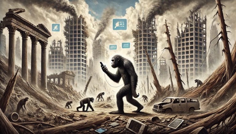 De Appende Aap: Hoe De Mens Zich Aanpast En Zijn Eigen Vooruitgang Vernietigt