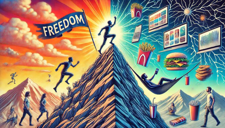 Gemakzucht versus Vrijheid