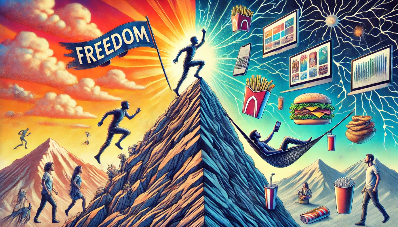 Gemakzucht versus Vrijheid