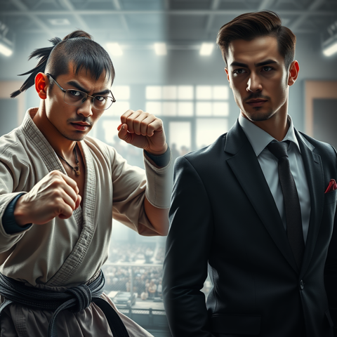 De Paradox van Vechtsport: Zelfcreatie en Gecontroleerde Strijd