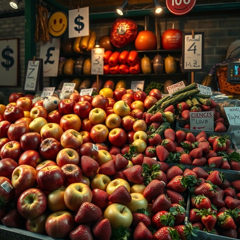 Het Zelf: Een Marktkraam met Seizoensaanbiedingen