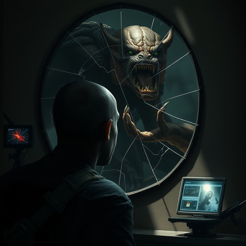 Het Roofdier in de Spiegel