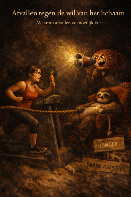 Afvallen tegen de wil van het lichaam in – een ongelijke strijd