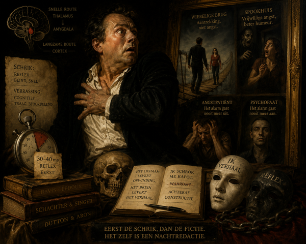 De schrik is eerlijk, het verhaal niet (1) - Je schrok, maar je weet niet waarom