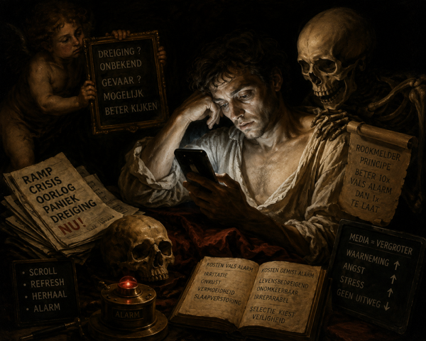 Doomscrollen: het rookmelderprincipe van de eenentwintigste eeuw